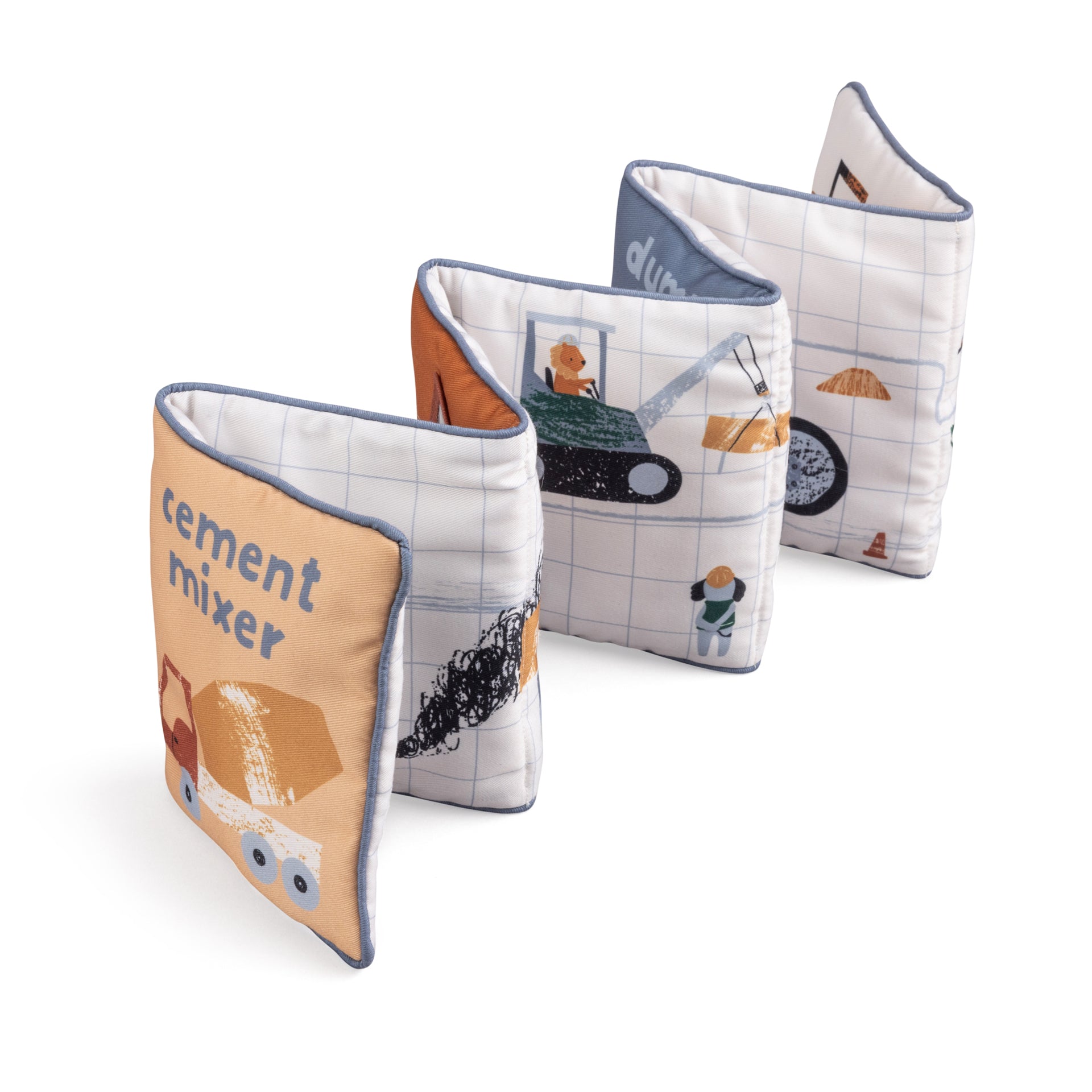 Sebra® Mehka aktivnostna knjigica Busy Builders Sebra