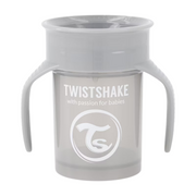 Twistshake® 360 Lonček za učenje pitja 230ml Grey Twistshake