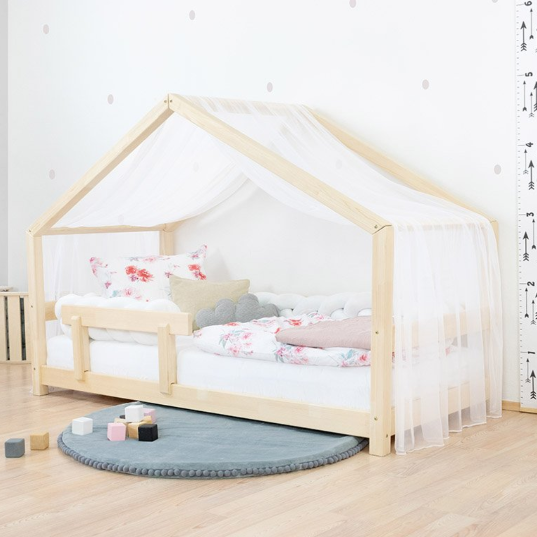 Benlemi® Otroška postelja Lucky 120x200 Natural Benlemi