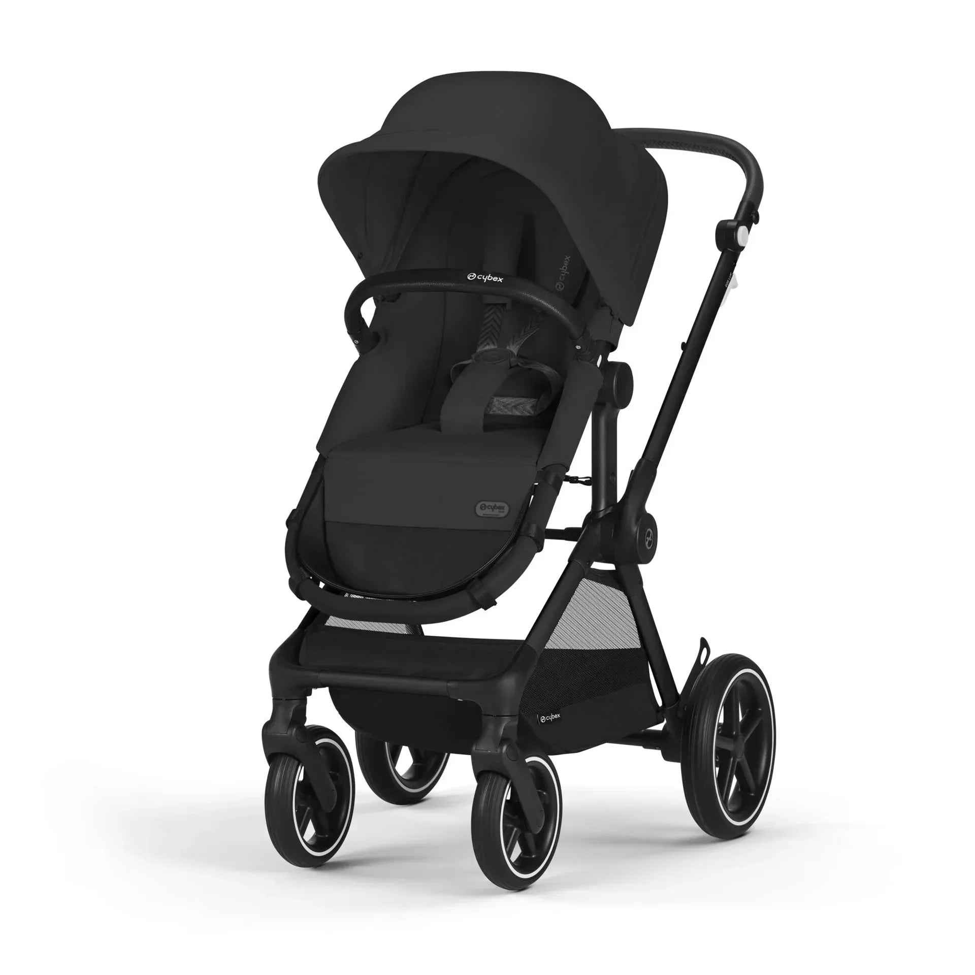 Cybex® Baby Stroller 2in1 Eos™ Lux Moon Black (Black Frame)
