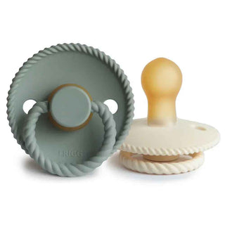 Frigg® Ciuccio in caucciù Rope Cream/Sage
