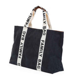 Childhome® Borsa Family Bag Signature Canvas Black
