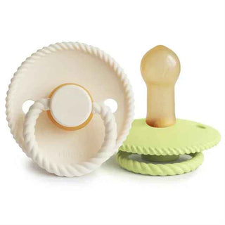 Frigg® Ciuccio in caucciù Rope Cream/Green Tea