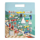 Mushie® Mushie ​Reusable Sticker Set Race Cars