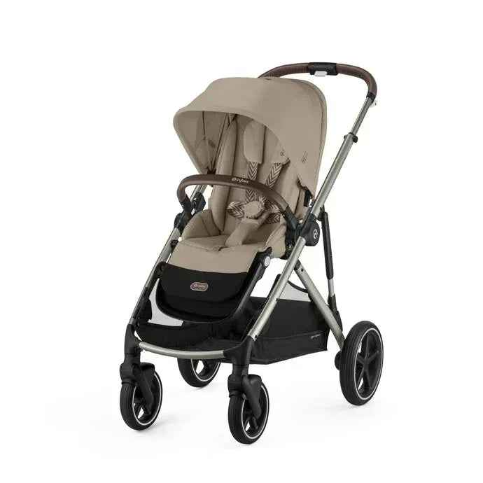 Cybex® Stroller Gazelle™ S Almond Beige (Taupe Frame) – Evitas