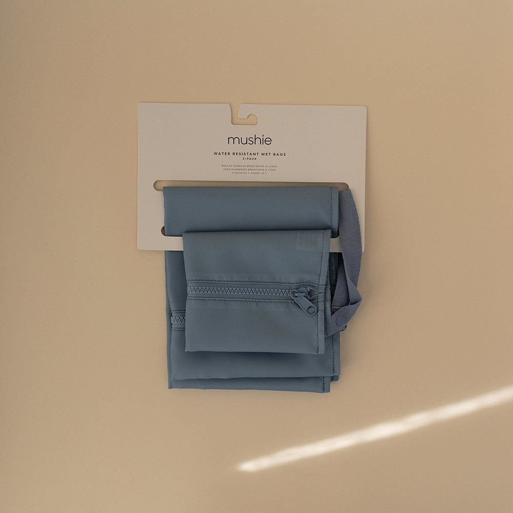 Mushie® Vodoodporna torbica za shranjevanje 2 kosa Tradewinds Mushie