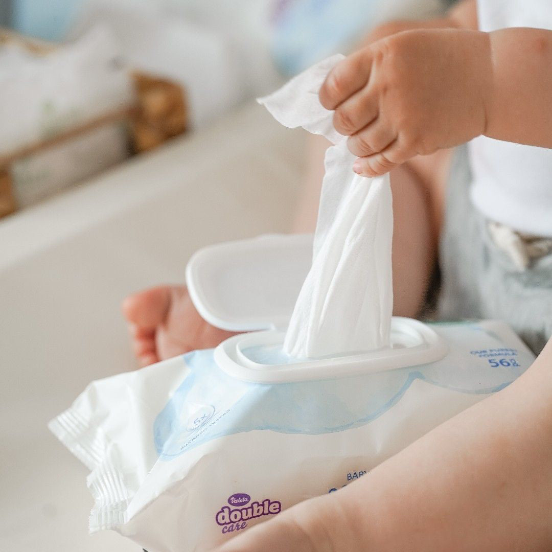 Violeta® Otroški vlažni robčki Water Care 56/1 Violeta