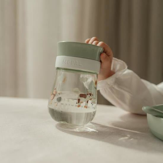 Little Dutch® Skodelica za učenje pitja 360° Little Farm 300ml Little Dutch