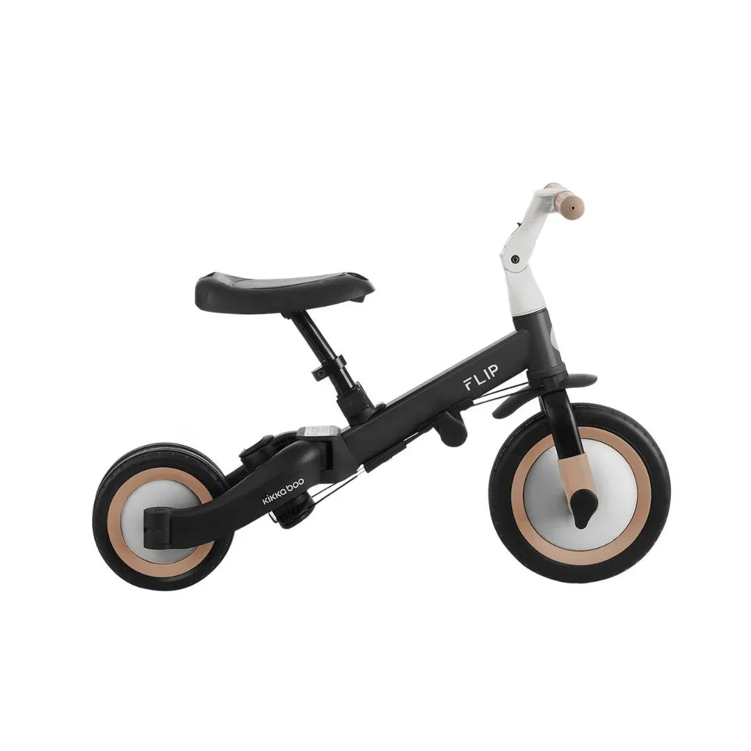 KikkaBoo® Tricycle 5in1 Flip Black | Evitas
