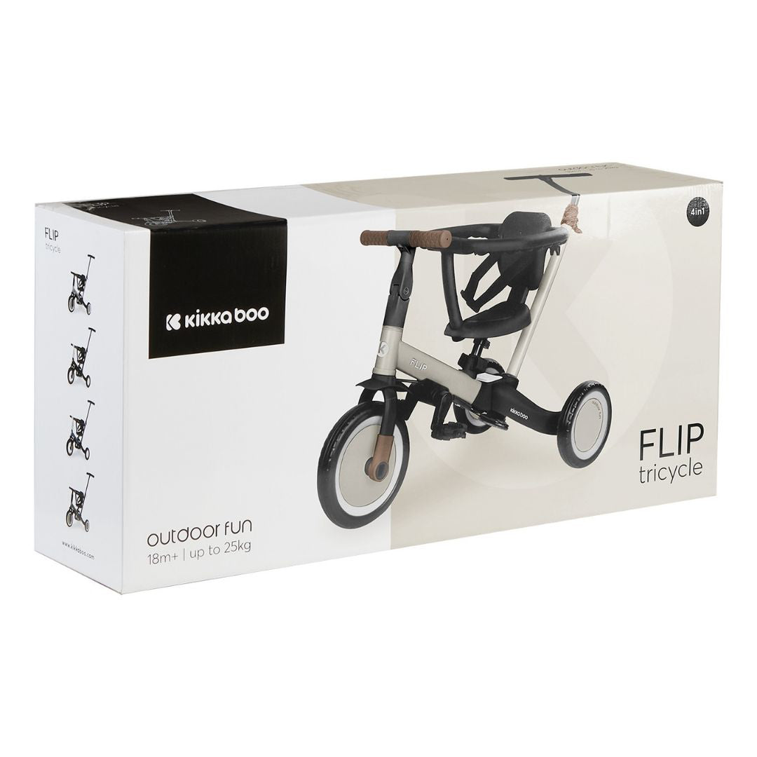 KikkaBoo® Otroški tricikel 5in1 Flip Beige KikkaBoo
