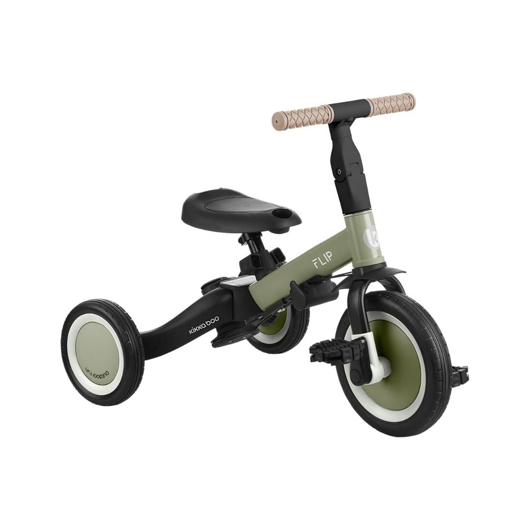 KikkaBoo® Otroški tricikel 5in1 Flip Army Green KikkaBoo