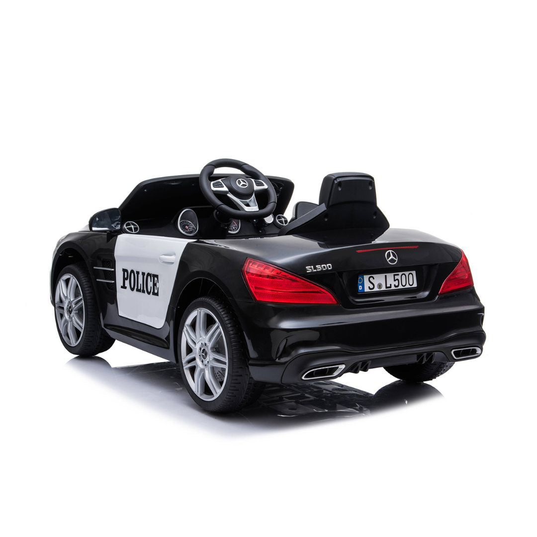 KikkaBoo® Avto na akumulator Licensed Mercedes Benz SL500 Police Black KikkaBoo