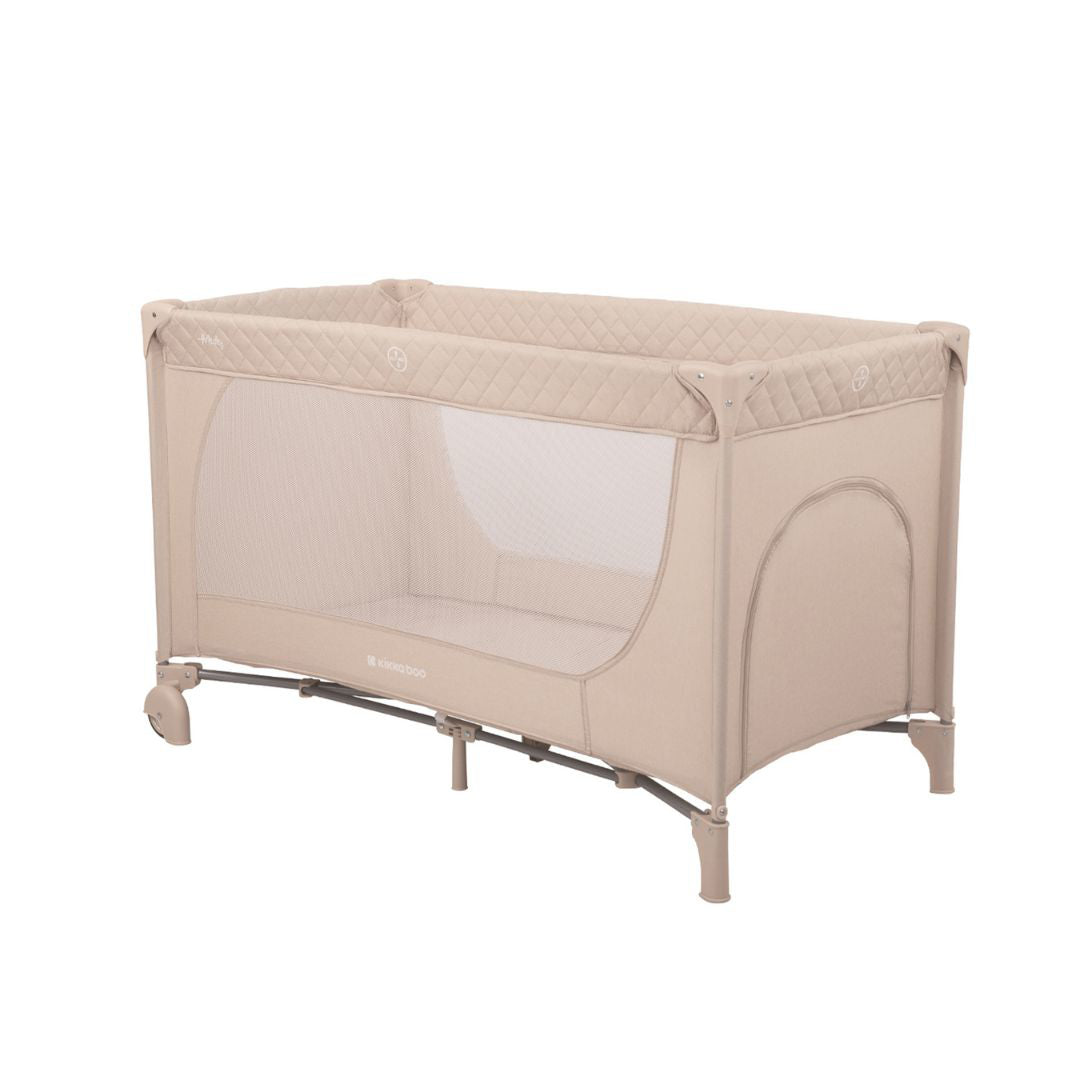 KikkaBoo® Prenosna posteljica 2 levels 125x65 Medley Beige KikkaBoo