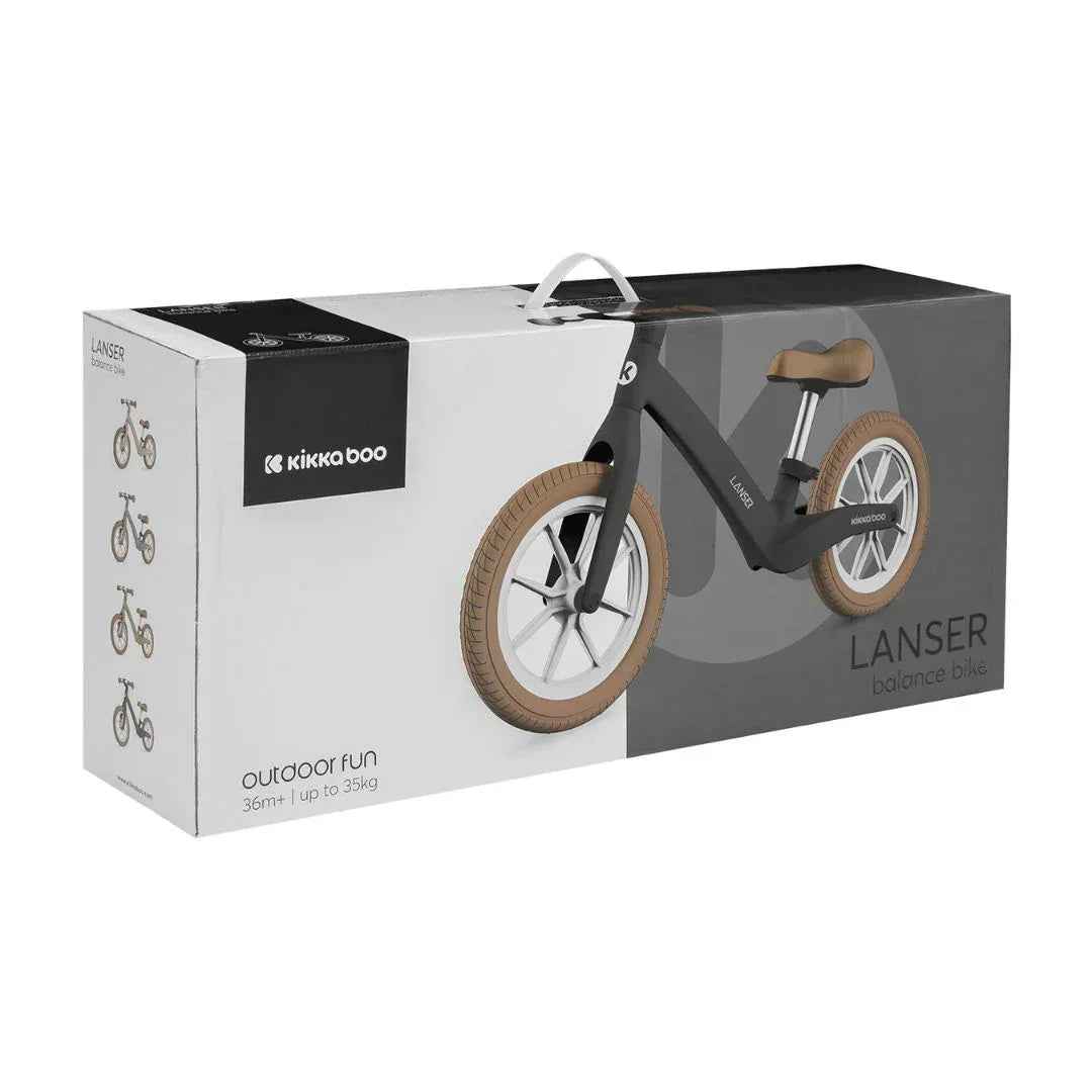 kika mountainbike KikkaBoo® Balance bike Lanser Black