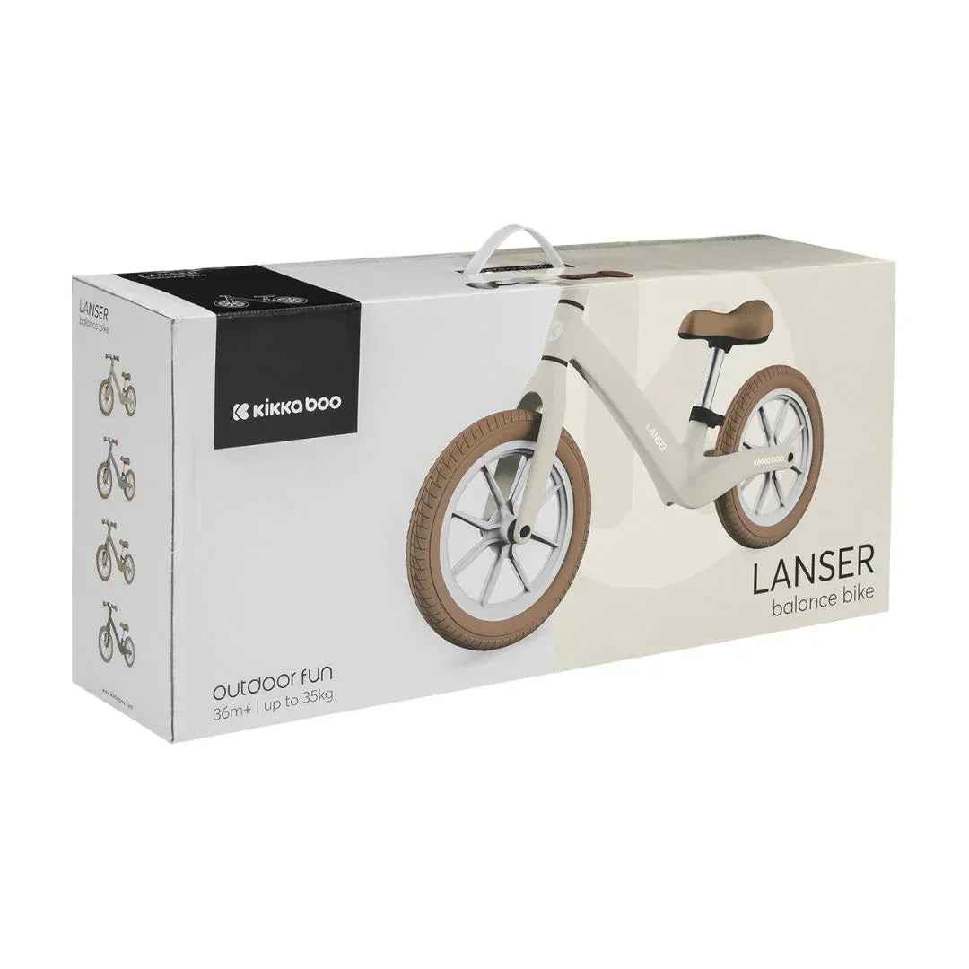 KikkaBoo® Balance bike Lanser Beige – Evitas