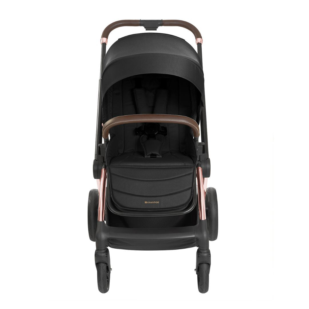 KikkaBoo® Otroški voziček s košaro 2v1 Kara Black KikkaBoo