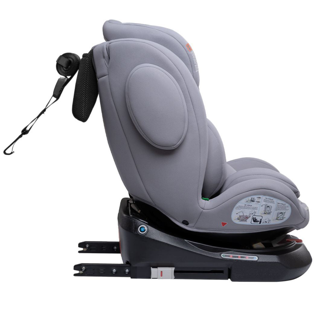 KikkaBoo® Otroški avtosedež 360° i-Felix i-SIZE (40-150 cm) Light Grey KikkaBoo