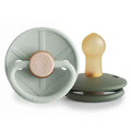 Frigg® Natural rubber Pacifier Little Viking Sage/Olive