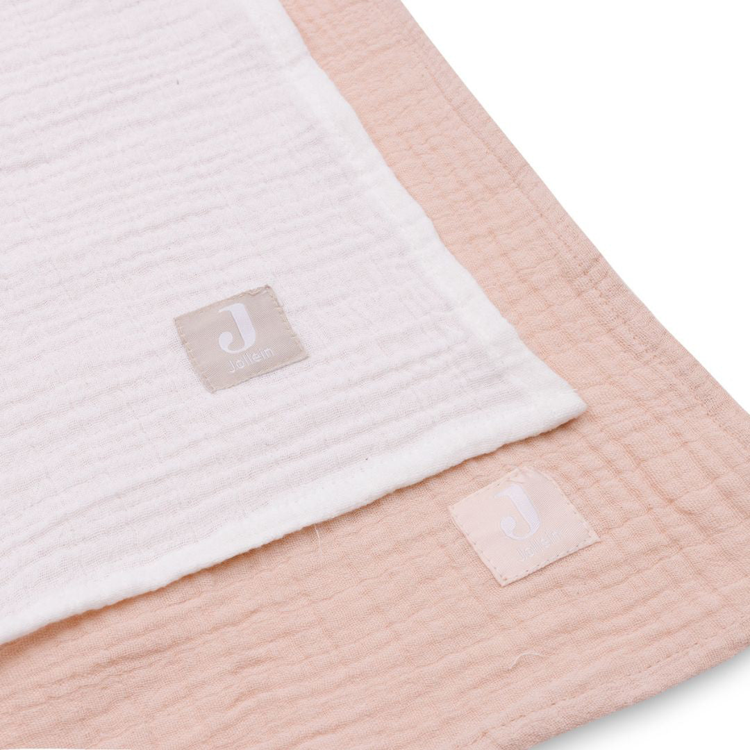 Jollein® Komplet dveh tetra pleničk Wild Rose/Ivory 115x115cm Jollein