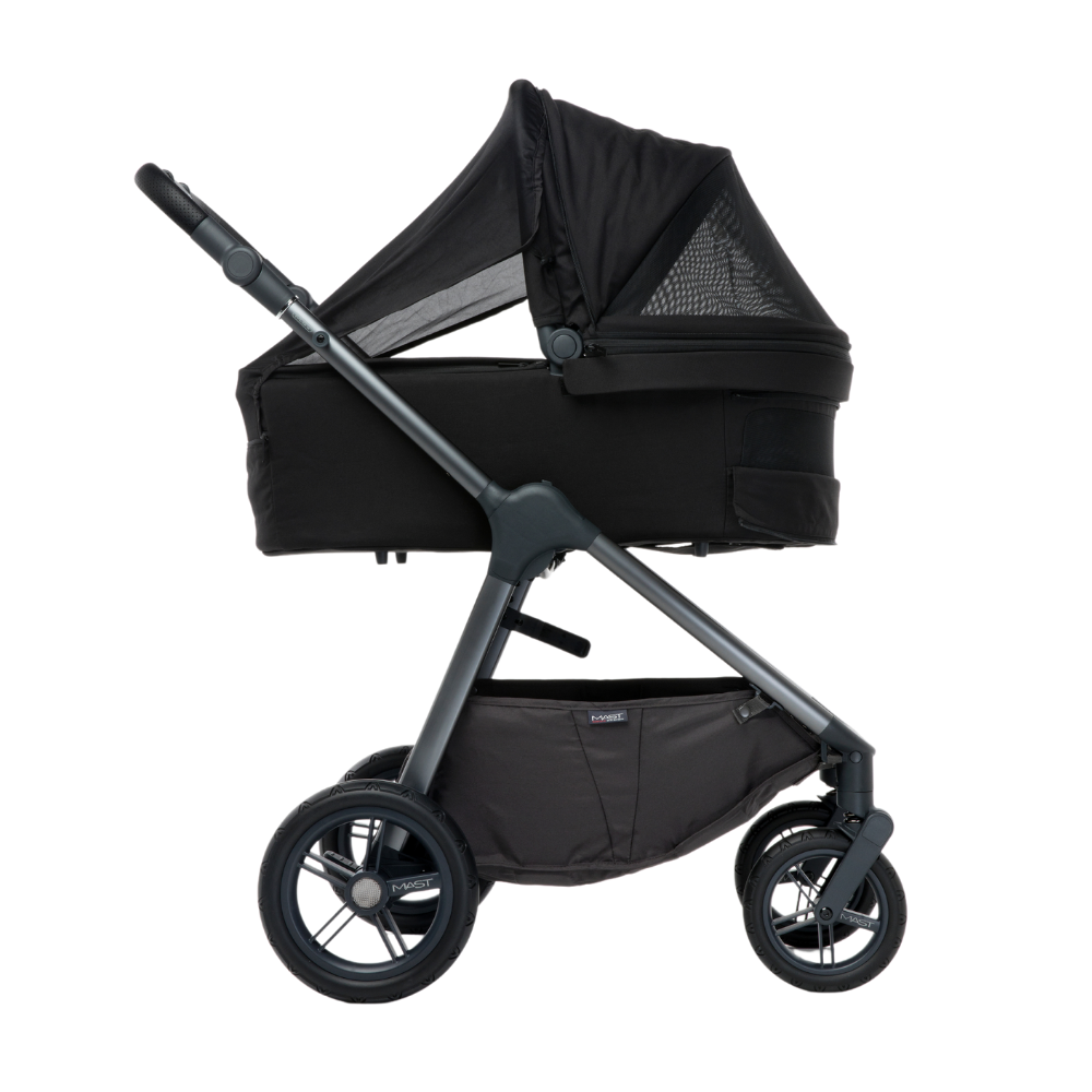 MAST® M5X Kompaktni otroški voziček 2v1 Onyx Mast