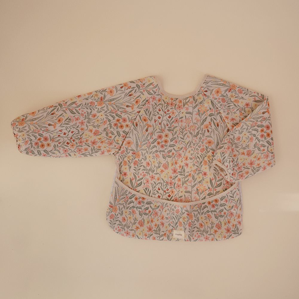 Mushie® Slinček z rokavi Pastel Blooms Mushie