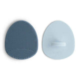 Mushie® Brosse pour croûtes de lait lot de 2 Tradewinds/Periwinkle