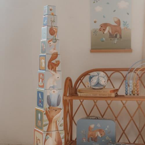 Little Dutch® Piramida iz kock Forest Friends FSC Little Dutch