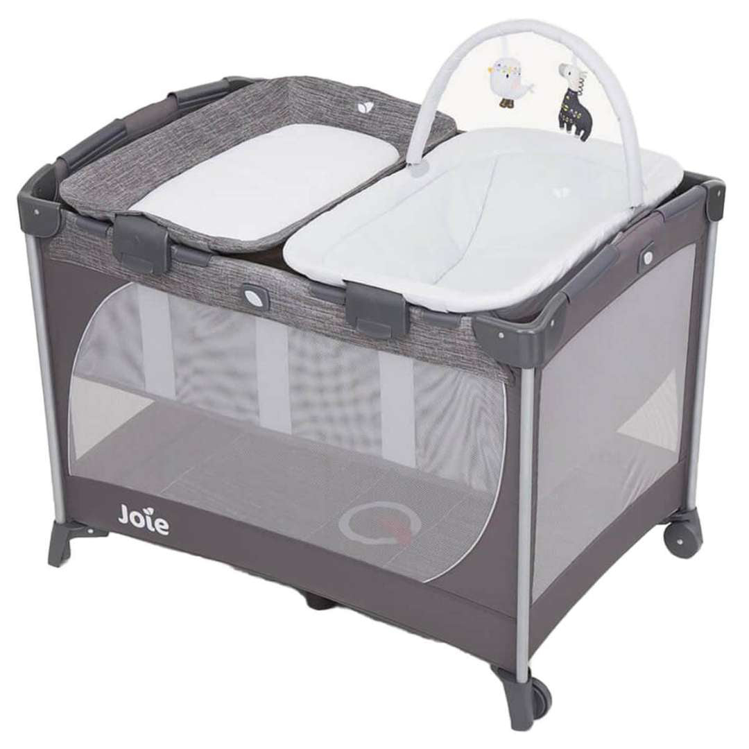 Joie® Prenosna posteljica Commuter™ Change & Snooze Linen Grey Joie