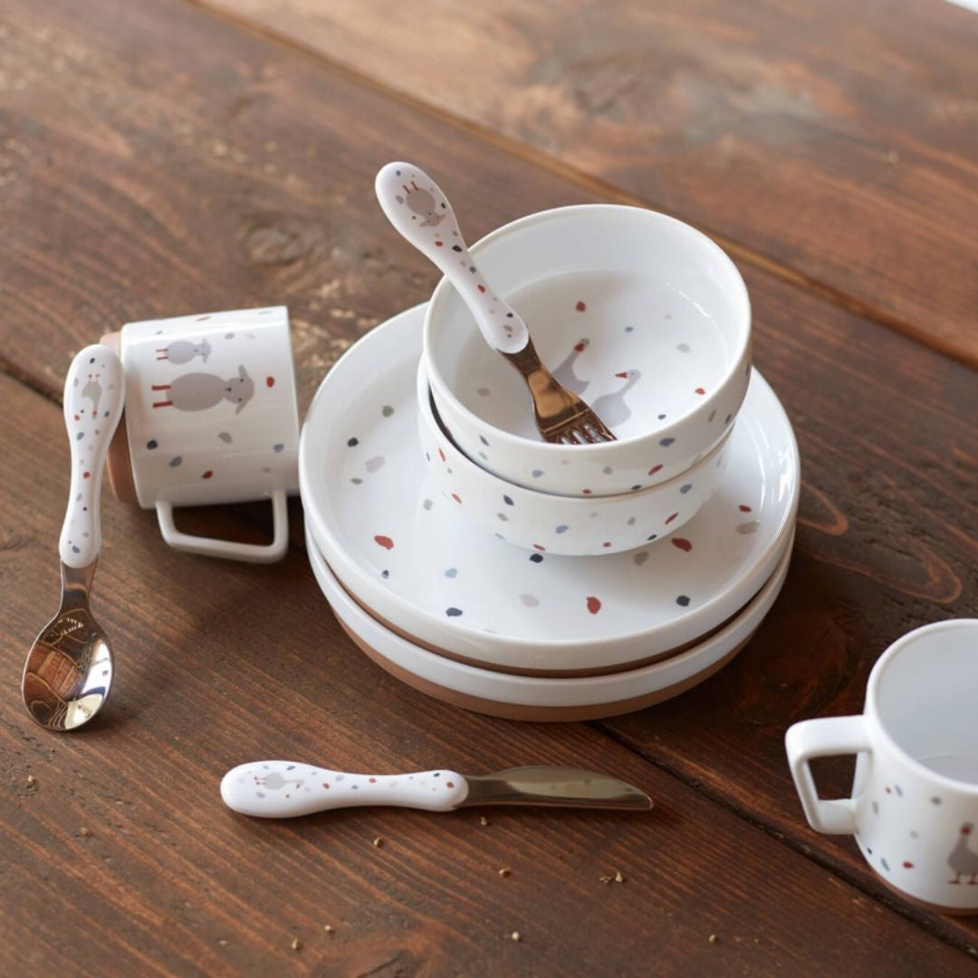 Lässig® Otroški pribor 3-delni Tiny Farmer Sheep & Goose Lässig