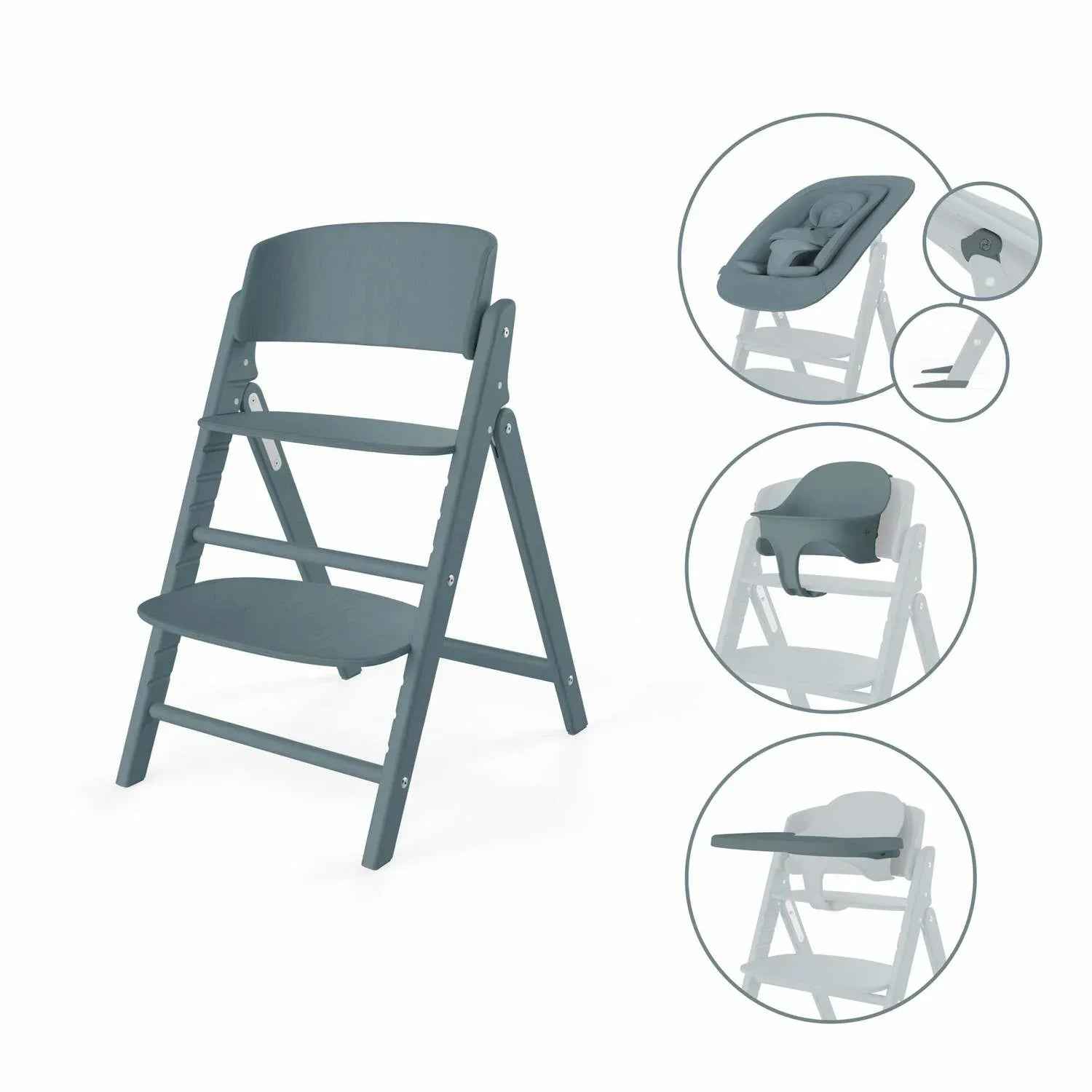 Cybex High Chair Click & Fold 4-in-1 Stone Blue
