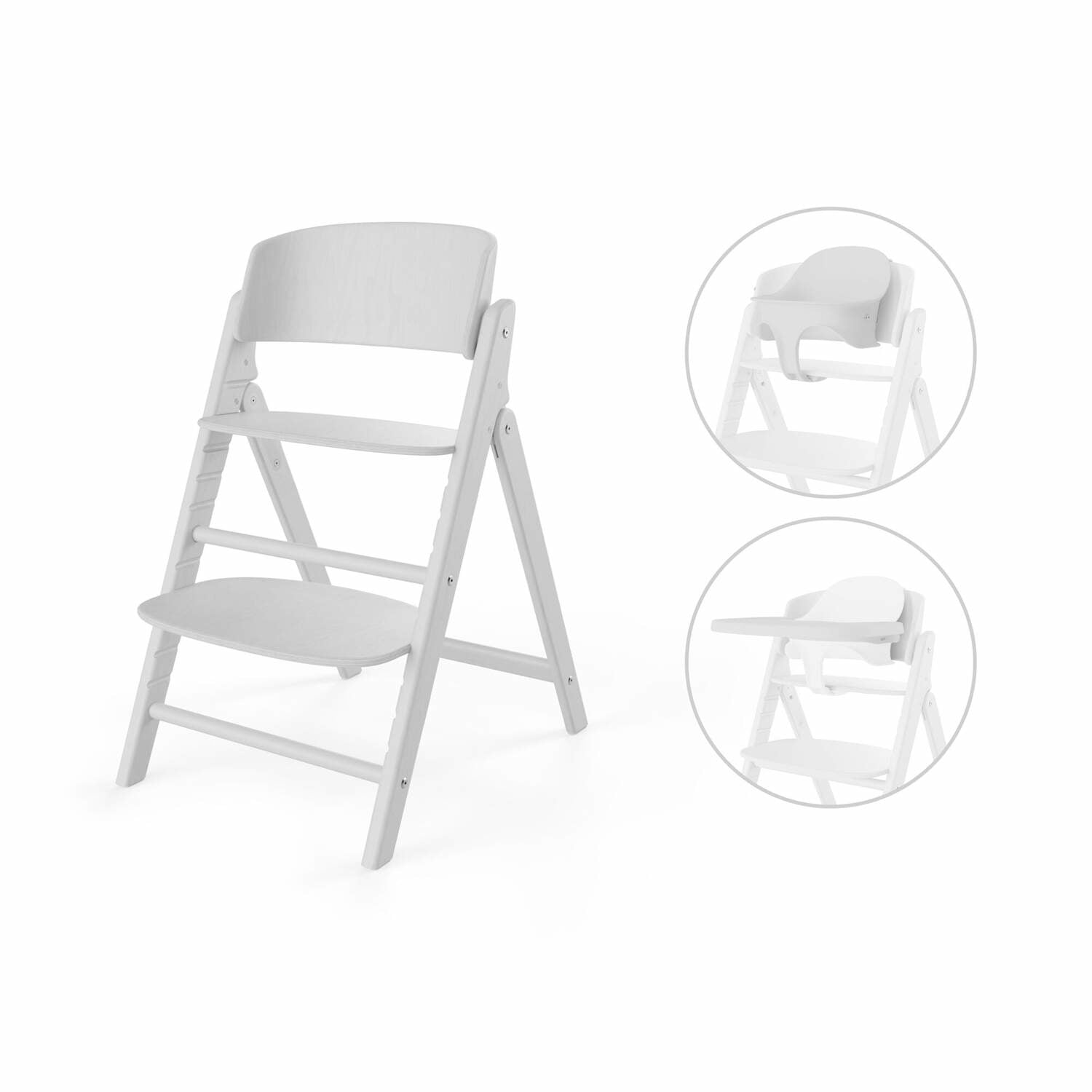 Cybex® Otroški stolček za hranjenje Click&Fold 3v1 White Cybex