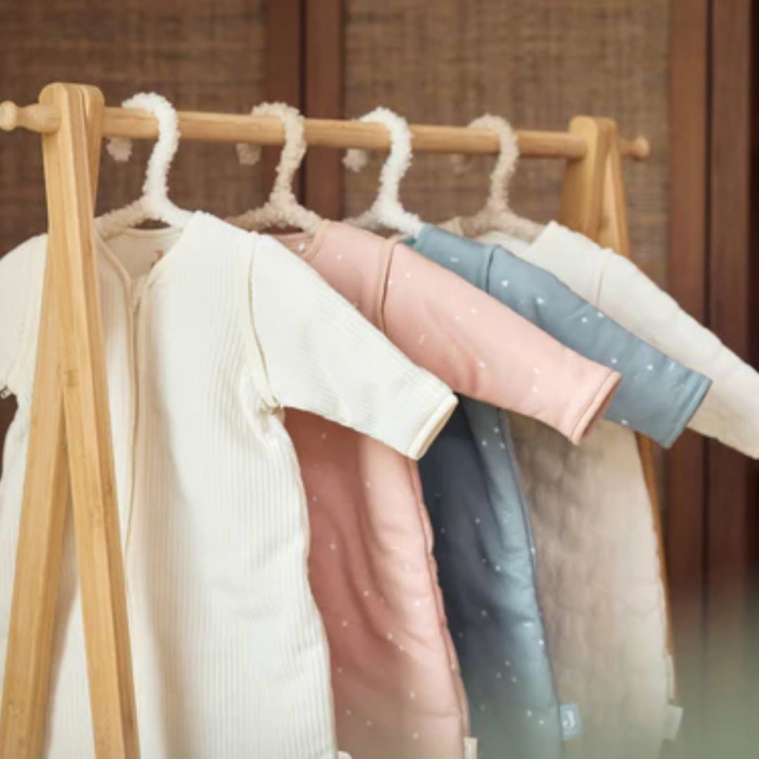 Jollein® Otroška spalna vreča s snemljivimi rokavi 60cm Rib Ivory TOG 3.5 Jollein