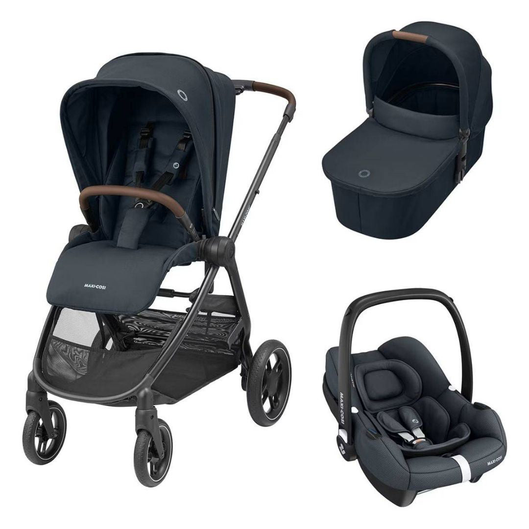 Maxi Cosi® Otroški voziček 3v1 Street+ Essential Graphite Maxi Cosi