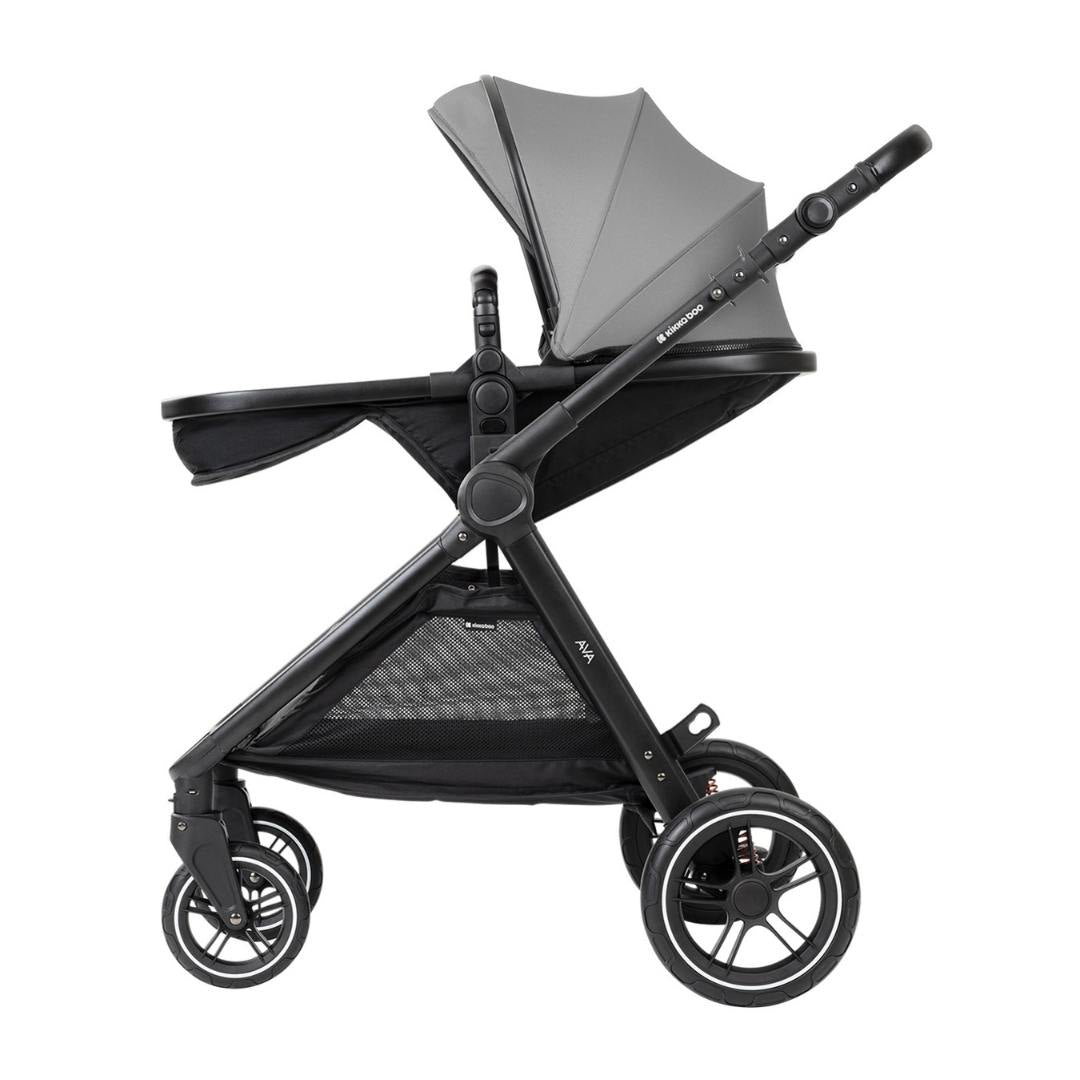 KikkaBoo® Otroški voziček s košaro 3v1 Ava Grey KikkaBoo