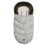 KikkaBoo® Footmuff Luxury Dreamy Fields Grey