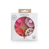 Frigg® Set 4 ciucci in caucciù Rosy Romance (0-6m)
