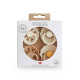 Frigg® Set 4 ciucci in caucciù Snowflake Dream (0-6m)