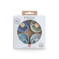 Frigg® Zestaw 4 smoczków silikonowych Skyline Serenity (0-6m)