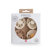Frigg® Set 4 dudic iz silikona Snowflake Dream (0-6m) FRIGG