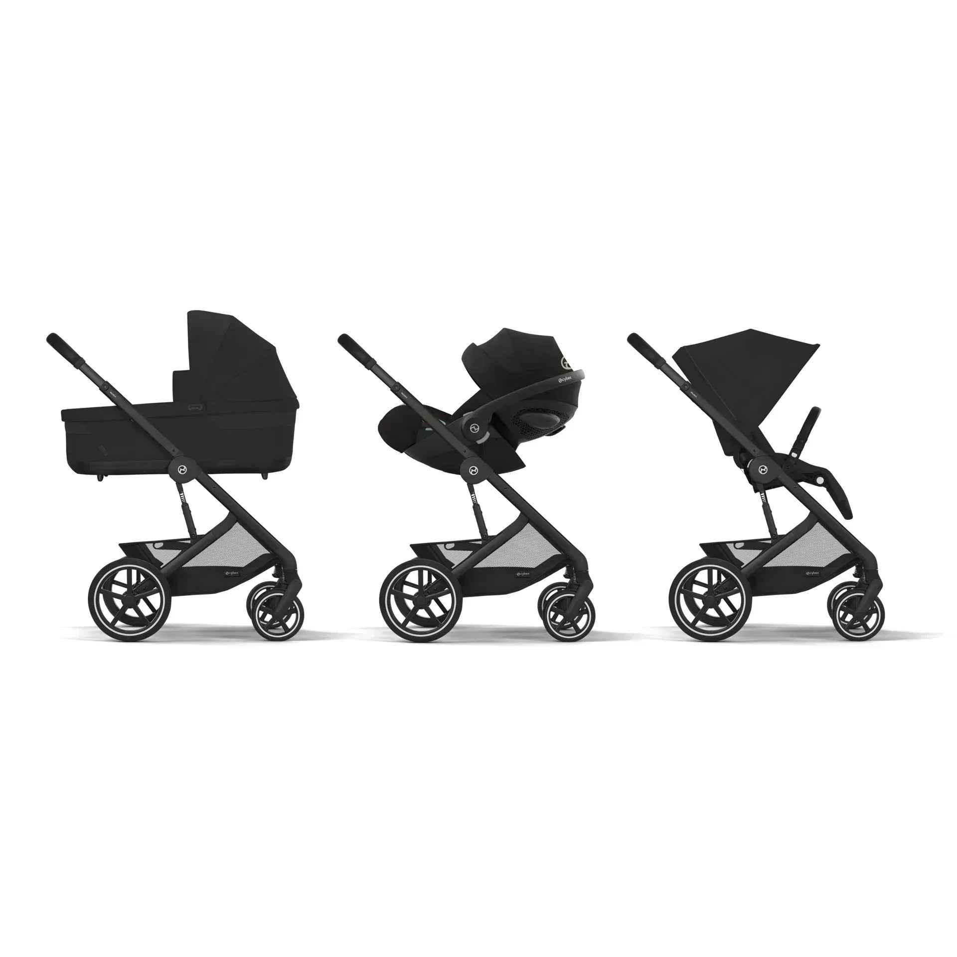 cybex romania Cybex® 4in1 Stroller Balios S Lux + Carry Cot + Cloud G Car Seat + Bas – Evitas