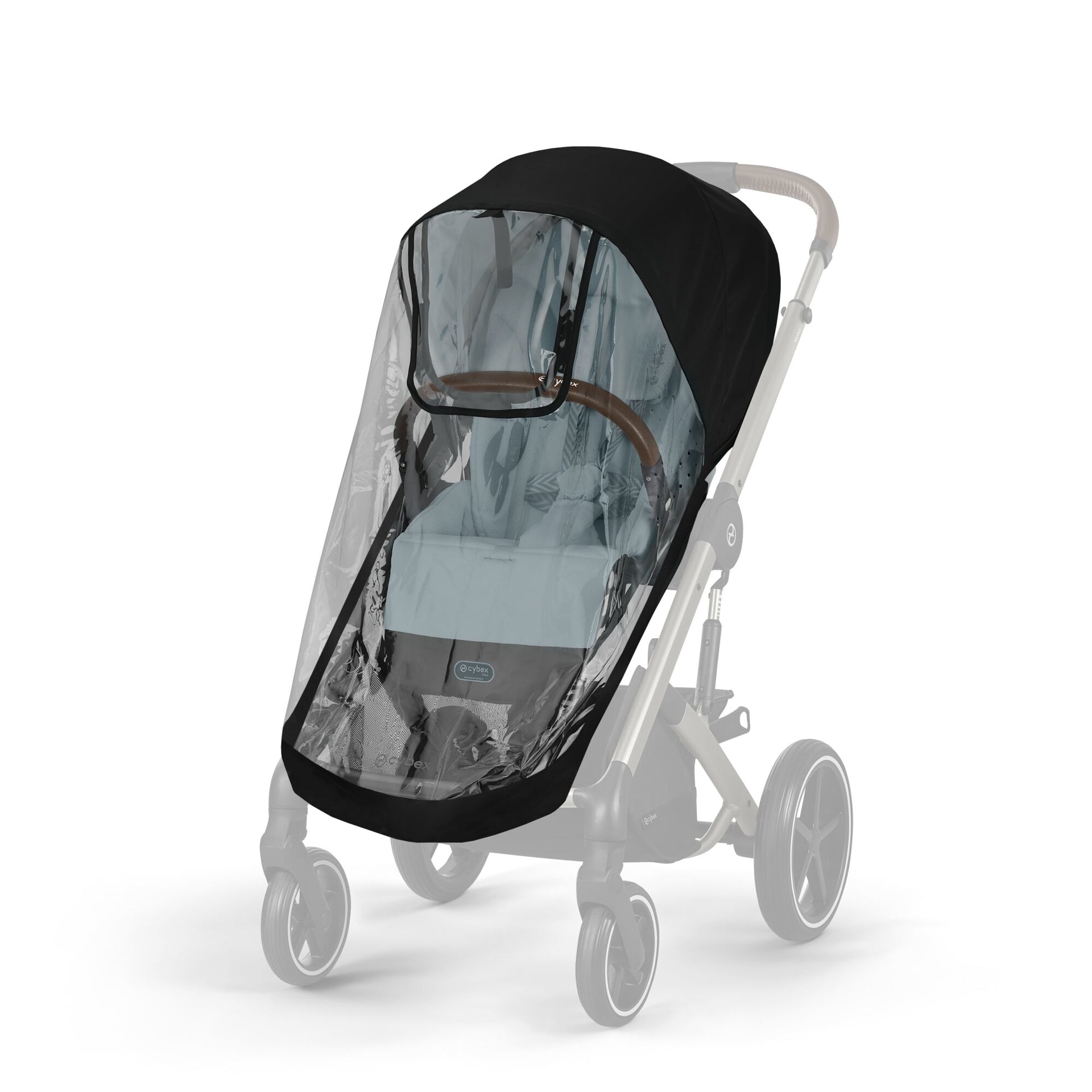 Cybex® Otroški voziček s košaro 2v1 Balios S Lux (0-22 kg) Stormy Blue (Taupe Frame) Cybex