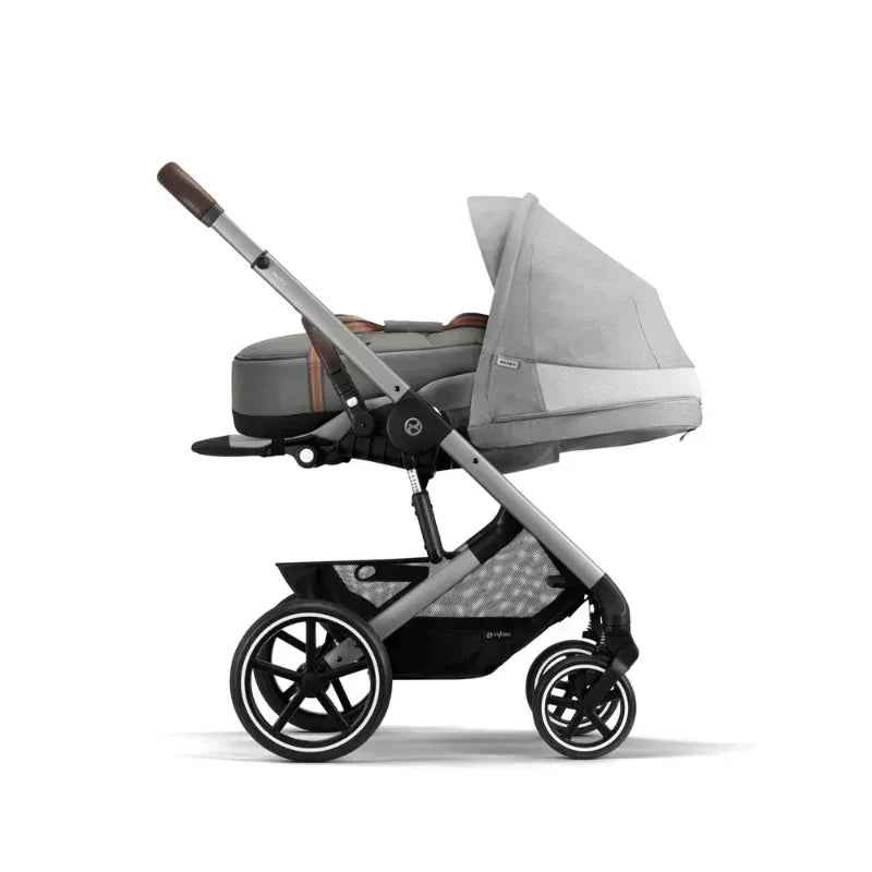 cybex balios s 2w1 Cybex® Stroller Balios 2in1 S Lux (0-22 kg) Stone Grey (Silver Frame) – Evitas