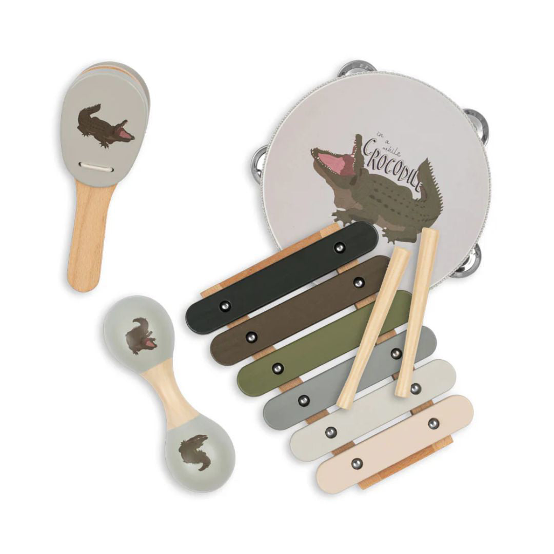 Konges Sløjd® Glasbeni set Music FSC Crocodile Konges Sløjd