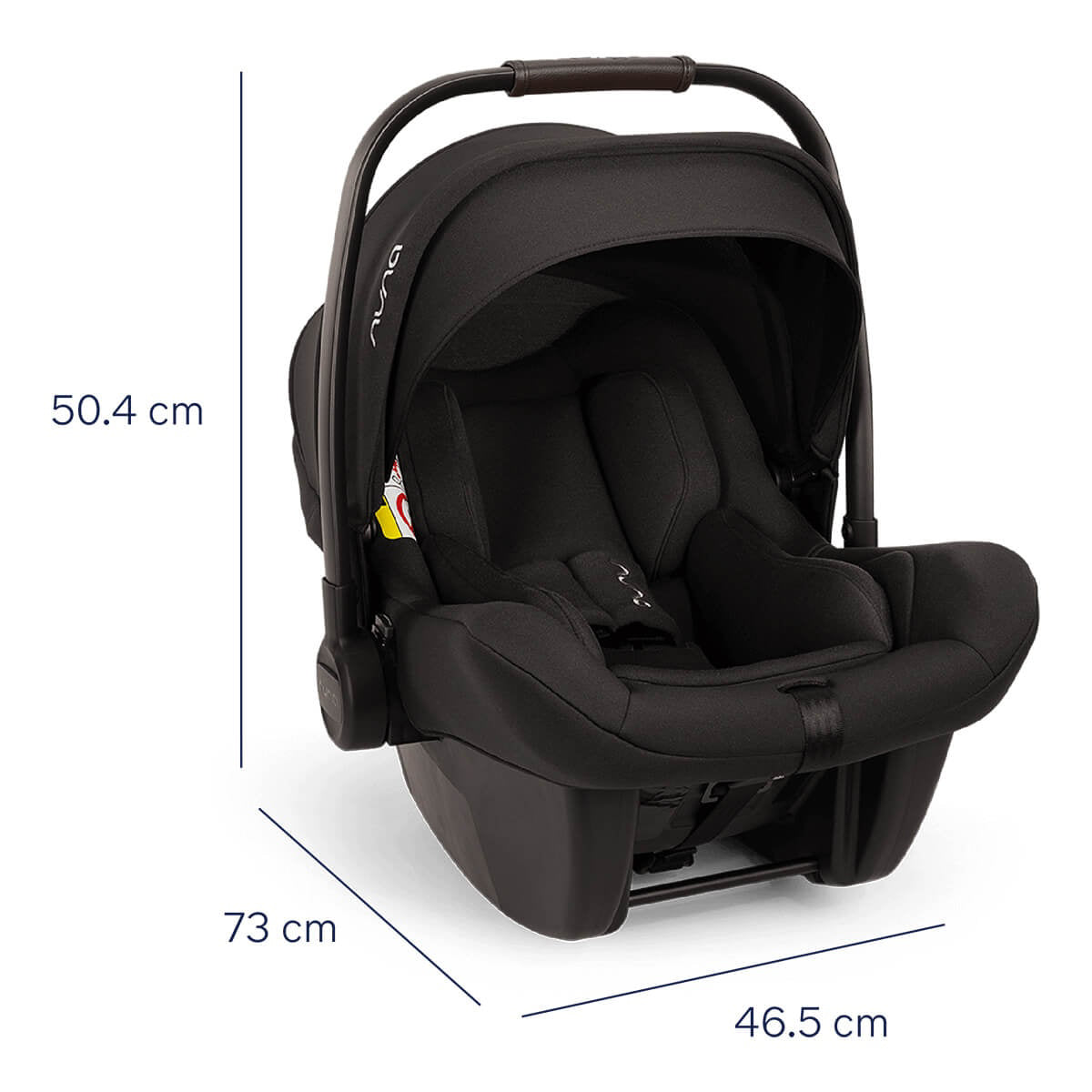 Nuna® Otroški avtosedež / lupinica Pipa™ Lite (40-83 cm) Caviar Nuna