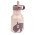 Done by Deer® Stainless steel bottle with straw Ozzo Powder 350 ml
