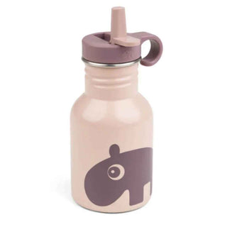 Done by Deer® Gourde en acier avec paille Ozzo Powder 350 ml