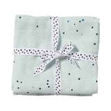 Done by Deer®  Set 2 mussole Dreamy Dots Blue 120x120