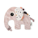 Done by Deer® Doudou con clip  elefante Elphee Blue