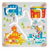 Classic World® Wooden Activity Board 2 in 1 City