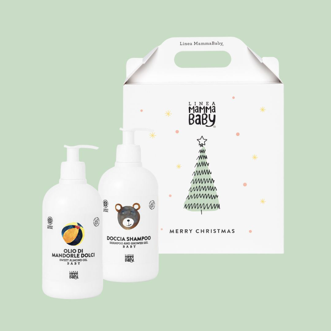 Linea MammaBaby® Darilni paket - Mandljevo olje in šampon 500 ml Linea MammaBaby